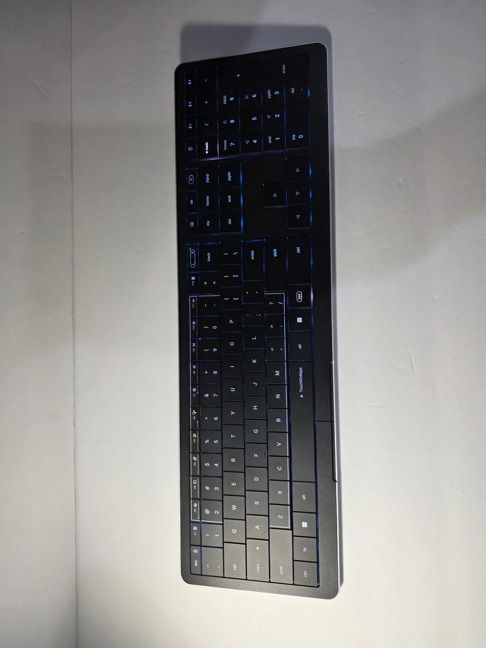 clevetura clvx  Black Wireless Keyboard with Rgb Backlight